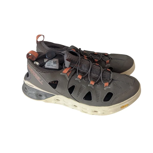 Mens Merrell Gray and Orange Outdoor Sandals Merrell Men main image 2